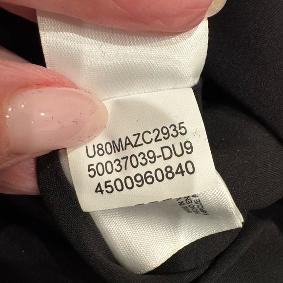 Albert Nipon Black and Porcelain Lace Overlay Dress - Picture 13 of 16